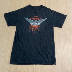 My Chemical Romance MCR Angel Rose Graphic T-Shirt Black Emo Rock Band Tee Small